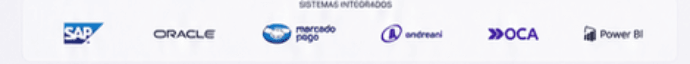 SAP, Oracle, Mercado Pago, Andreani, OCA, Power BI
